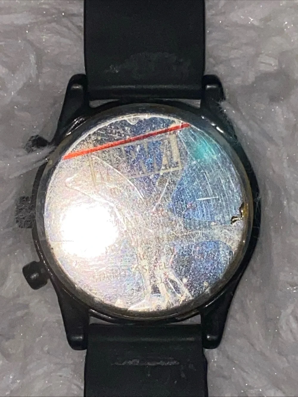 Spiderman Marvel Comics Black Silver Face Analog Watch With Collectible Tin NEW